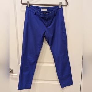 GAP Bright Blue Slim Cropped Pants